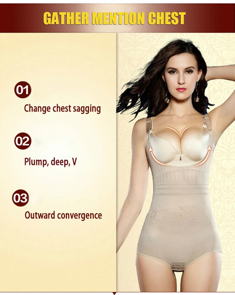 Women Shapewear Waist Trainer Bodysuit Shaping Control Panties Tummy Control Body Shaper Seamless Shapewear Slimming Underwear