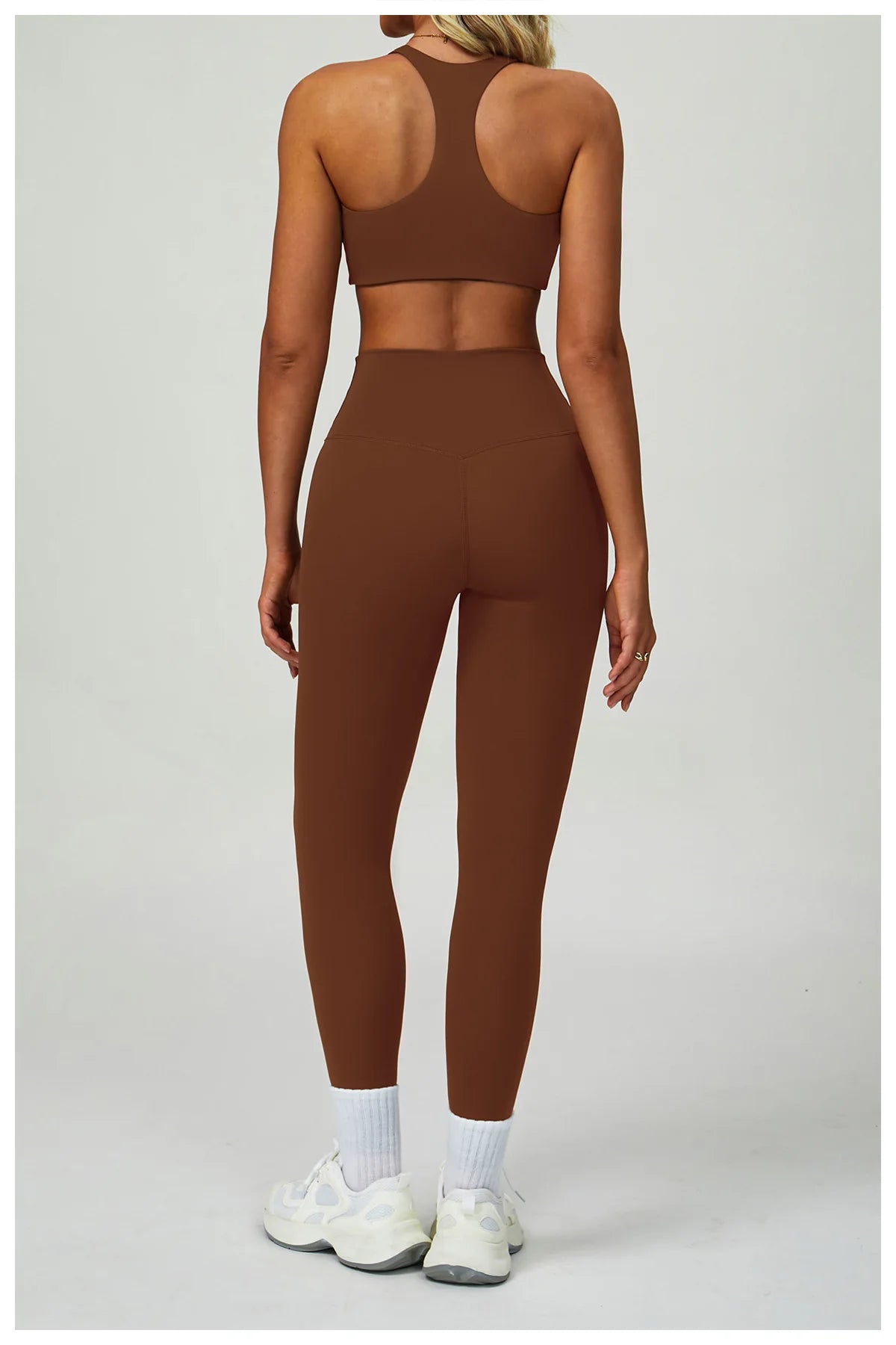 2PCS Yoga Clothing Set Women's High Waisted Leggings 3 Piece Fitness Suit Coat Jacket Exercise Wear Fitness Workout Underwear 