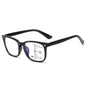 CRIXALIS Square Multifocal Progressive Reading Glasses Men Fashion With Diopters Anti-glare Computer Eyeglasses Women UV400