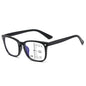 CRIXALIS Square Multifocal Progressive Reading Glasses Men Fashion With Diopters Anti-glare Computer Eyeglasses Women UV400