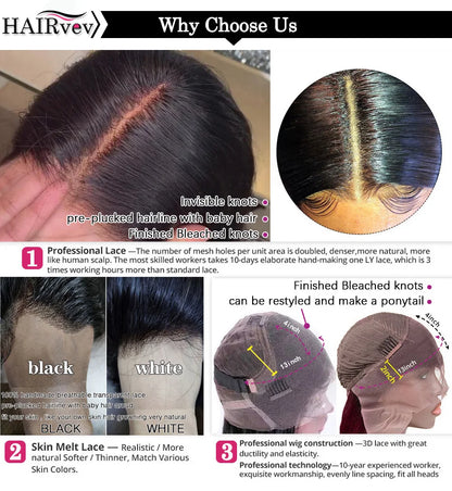HD Transparent Highlight Wig Human Hair Honey Blonde Lace Front Wigs For Women Curly Human Hair Wig Deep Wave Lace Frontal Wig