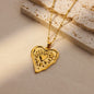Stainless Steel Geometric Necklace For Women Fashion Sun Sunflower Pendant Clavicle Chain Aesthetic Jewelry Accessories Femme