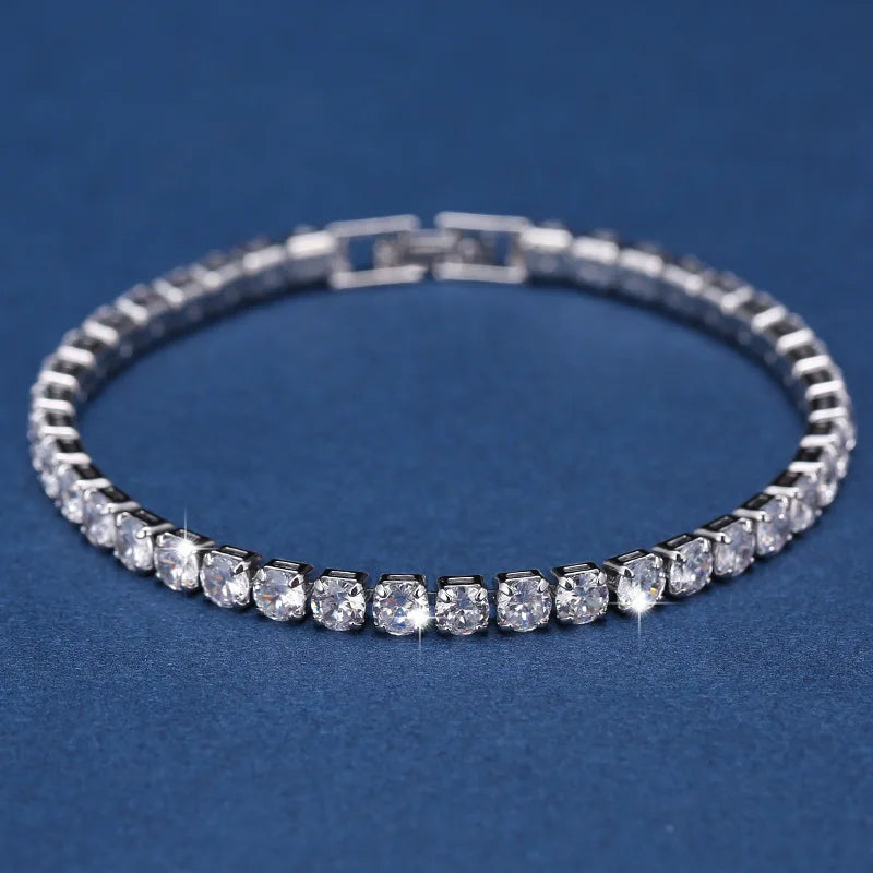 Exquisite Opal Tulip Zircon Bracelet for Women Fashionable Personalized Daily Accessory Party Jewelry Birthday Anniversary Gifts