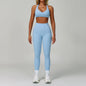 2PCS Yoga Clothing Set Women's High Waisted Leggings 3 Piece Fitness Suit Coat Jacket Exercise Wear Fitness Workout Underwear ﻿