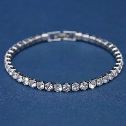Exquisite Opal Tulip Zircon Bracelet for Women Fashionable Personalized Daily Accessory Party Jewelry Birthday Anniversary Gifts