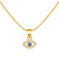 Fashion Zircon Evil Eye Necklaces for Women Chain Turkish Eye Pendant Necklace Girls Party Jewelry Lucky Gift