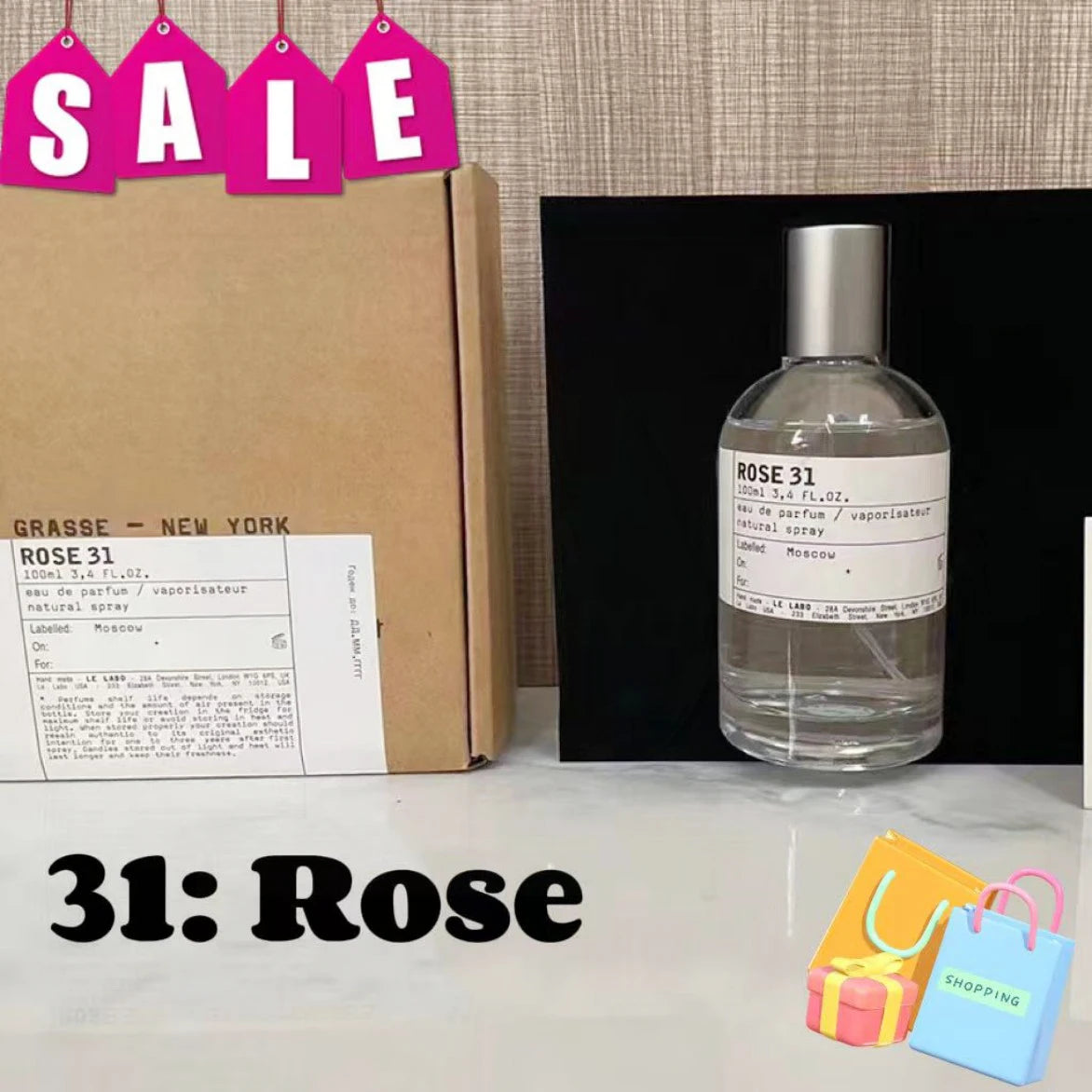 Laboratory 33 Perfume Sandalwood Black Tea Long-Lasting Light Fragrance Fresh Original Neutral Elegant Woody Perfume