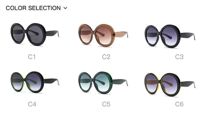 JNPCXI Oversized Round Sunglasses Women Men Luxury Brand Big Frame Sun Glasses Goggles Large Shades Unisex Riding Eyeglasses