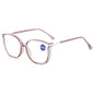 KLASSNUM Women Trendy Large Reading Glasses With Glitter Frame  Magnifing Transparent Glasses Plus Eyewear +1.0+1.5+2.0+2.5+3.0