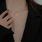 Fashion Double Love Heart Necklaces for Women Simple Sliver Color Personality Long Tassel Necklace Party Jewellery Gifts