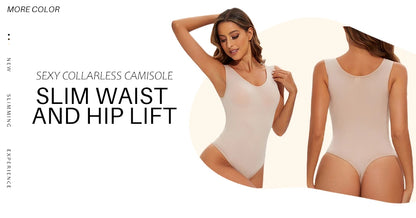 Seamless Shapewear Bodysuit for Women Body Shaper Thong Body Shaping Sculpting Breast Slimming Wide Shoulder Straps Shapers New