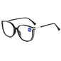KLASSNUM Women Trendy Large Reading Glasses With Glitter Frame  Magnifing Transparent Glasses Plus Eyewear +1.0+1.5+2.0+2.5+3.0