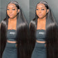 13x6 Hd Lace Frontal Wig Human Hair 40 Inch 13x4 Straight Lace Front Human Hair Wigs For Women Pre Plucked 200 Density Remy Hair