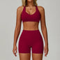 2PCS Yoga Clothing Set Women's High Waisted Leggings 3 Piece Fitness Suit Coat Jacket Exercise Wear Fitness Workout Underwear ﻿