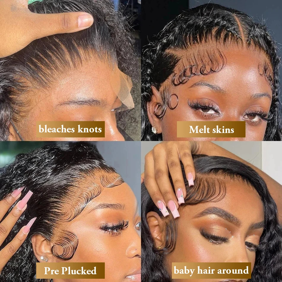 13x6 Hd Lace Frontal Wigs Loose Deep Wave Wigs Brazilian Women Curly Human Hair wig 30Inch Deep Water Wave 13x4 Lace Front Wig