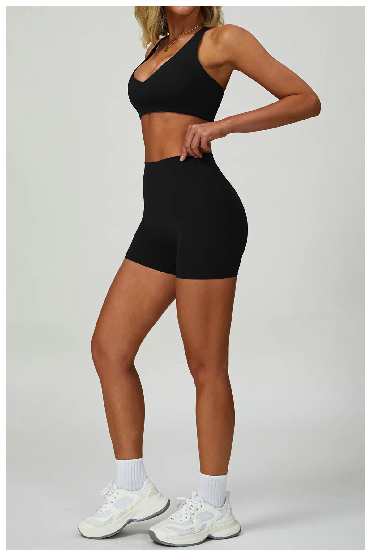 2PCS Yoga Clothing Set Women's High Waisted Leggings 3 Piece Fitness Suit Coat Jacket Exercise Wear Fitness Workout Underwear ﻿