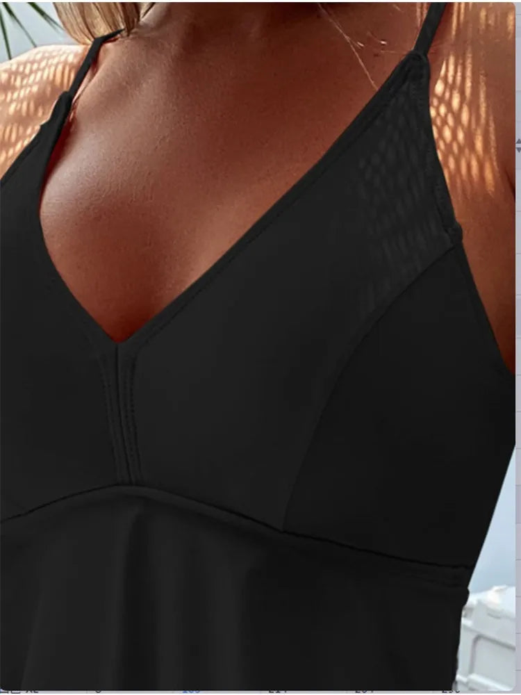 2023 New High Waist Bikini Set Swimsuit Women Beachwear Swim Summer Swimwear Bathing Suit Two Pieces Swimsuits Womens Tankinis