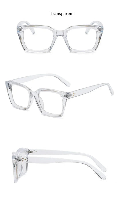 Fashion Reading Glasses Women 2023 New Square Anti Blue Light Presbyopia Eyegalsses Vintage Computer Optical Eyewear +1 .0~ +3.5