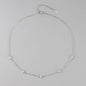 New Stainless Steel Zircon Necklaces for Women 18K Gold Plated Four Leaf Grass Collar Chain Necklace Luxury Jewelry Gift