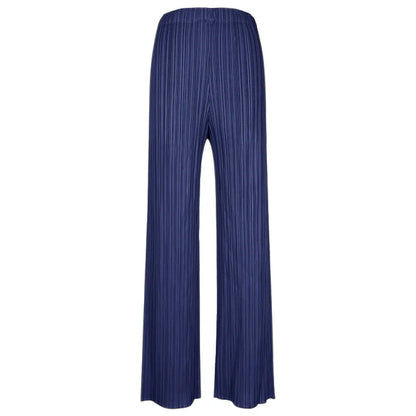 YUDX Spring Summer Autumn Women Casual Elegant Ladies Miyake Designer Casual Loose Straight Pleated Pants High Waist Trousers