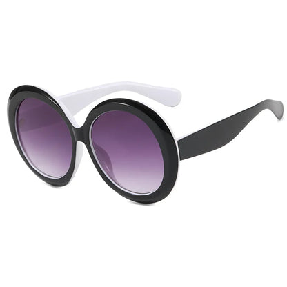 JNPCXI Oversized Round Sunglasses Women Men Luxury Brand Big Frame Sun Glasses Goggles Large Shades Unisex Riding Eyeglasses