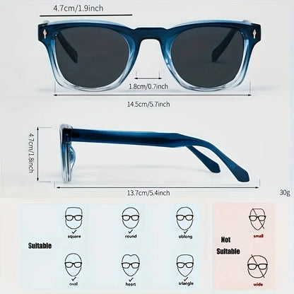 Men Women Classic Full Frame Versatile Advanced Retro Trend Glasses Suitable for Daily Leisure Photography Use Valentine's Day