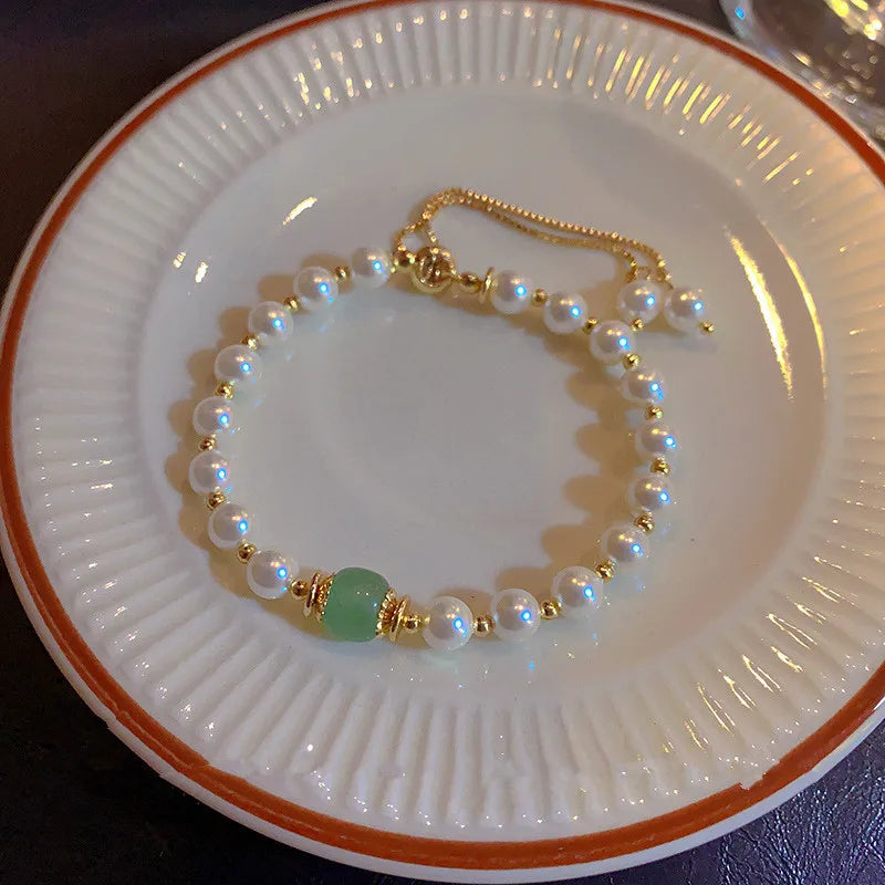 Exquisite Opal Tulip Zircon Bracelet for Women Fashionable Personalized Daily Accessory Party Jewelry Birthday Anniversary Gifts