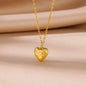 Stainless Steel Geometric Necklace For Women Fashion Sun Sunflower Pendant Clavicle Chain Aesthetic Jewelry Accessories Femme