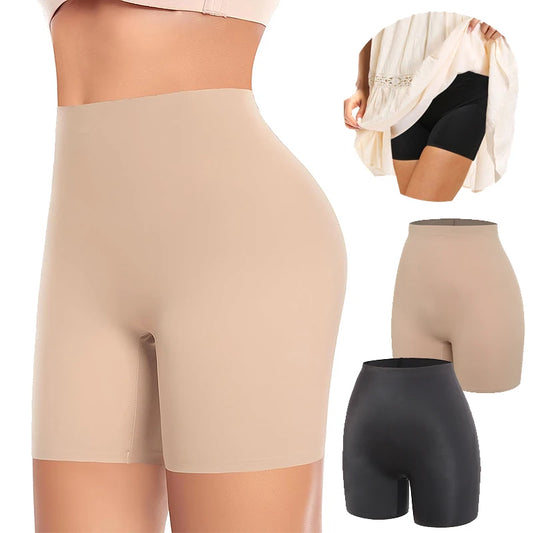 Womens High Waisted Shaper Shorts Smooth Shaping Boyshorts Panties Tummy Control Underwear Slimming Shapewear Short
