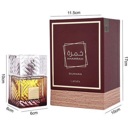 Khamrah Dukhan Parfum Luxury Arabia Perfume Flirting Unisex Original Woody Scent Fragrance Perfumes Mujer Sexy