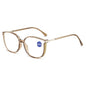KLASSNUM Women Trendy Large Reading Glasses With Glitter Frame  Magnifing Transparent Glasses Plus Eyewear +1.0+1.5+2.0+2.5+3.0
