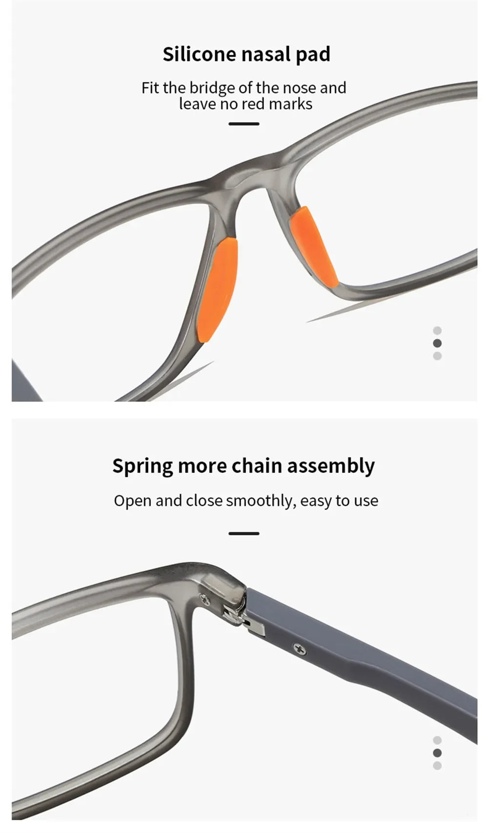 New Trendy TR90 Photochromic Multifocal Reading Glasses 3 in 1 Outdoor Bifocal Sunglasses Sports Anti Blue Near Far Eyeglasses