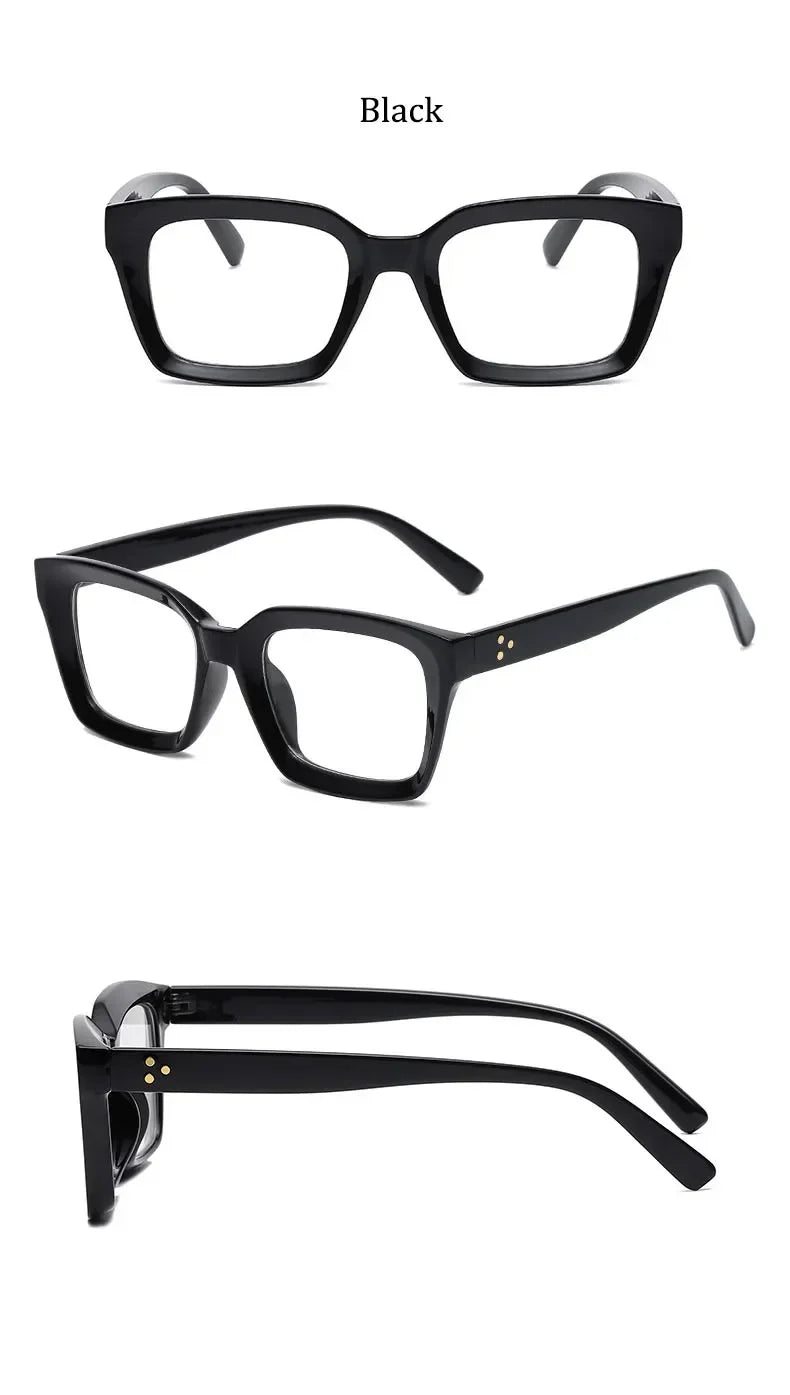 Fashion Reading Glasses Women 2023 New Square Anti Blue Light Presbyopia Eyegalsses Vintage Computer Optical Eyewear +1 .0~ +3.5