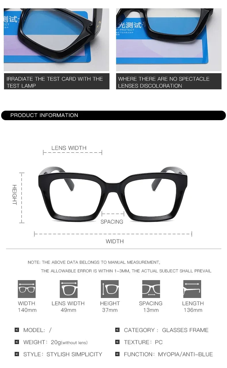 Fashion Reading Glasses Women 2023 New Square Anti Blue Light Presbyopia Eyegalsses Vintage Computer Optical Eyewear +1 .0~ +3.5