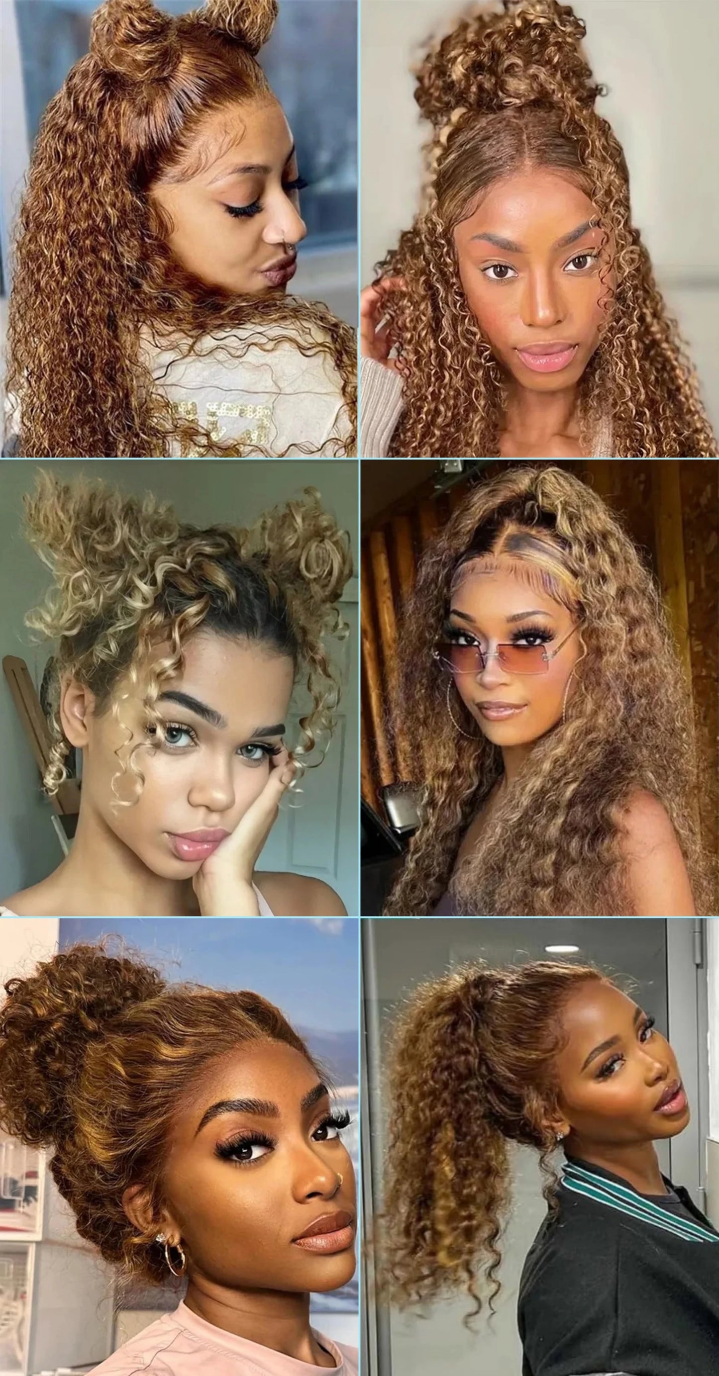 200 Density Invisible Strap Highlight 360 Full Hd Lace Front Wig Honey Blonde Deep Wave Frontal Wig Glueless Wig Human Hair