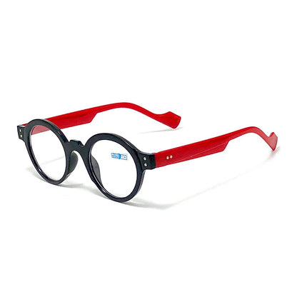New Round Reading Glasses Women Trendy Presbyopia Hyperopia Anti Blue Light Reading Eyeglasses Men +1.0 +1.5 +2.0 +2.5 +3.0 +3.5