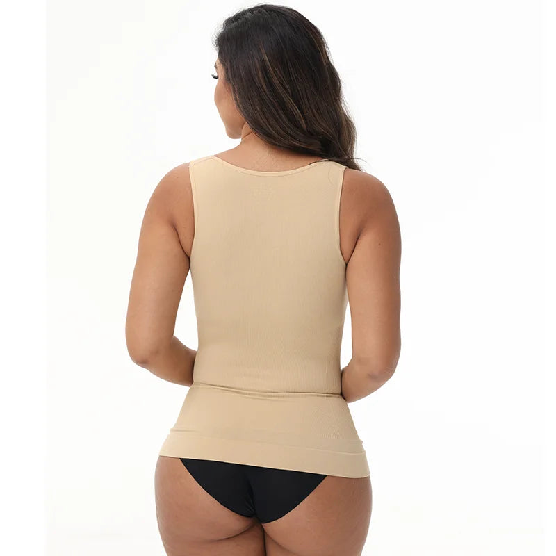 Shapewear Camisole for Women Tummy Control Waist Trainer Shaping Tank Tops Slimming Body Shaper Compression Vest Underwear