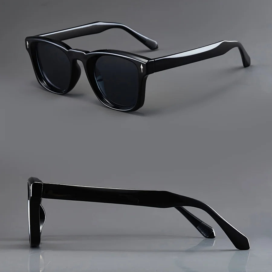 Men Women Classic Full Frame Versatile Advanced Retro Trend Glasses Suitable for Daily Leisure Photography Use Valentine's Day