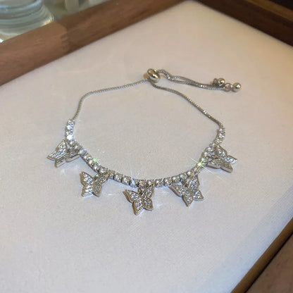 Exquisite Opal Tulip Zircon Bracelet for Women Fashionable Personalized Daily Accessory Party Jewelry Birthday Anniversary Gifts