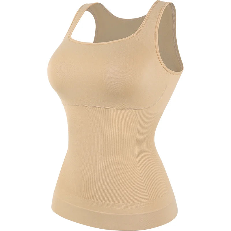 Shapewear Camisole for Women Tummy Control Waist Trainer Shaping Tank Tops Slimming Body Shaper Compression Vest Underwear