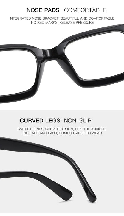 Fashion Reading Glasses Women 2023 New Square Anti Blue Light Presbyopia Eyegalsses Vintage Computer Optical Eyewear +1 .0~ +3.5