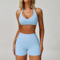 2PCS Yoga Clothing Set Women's High Waisted Leggings 3 Piece Fitness Suit Coat Jacket Exercise Wear Fitness Workout Underwear ﻿