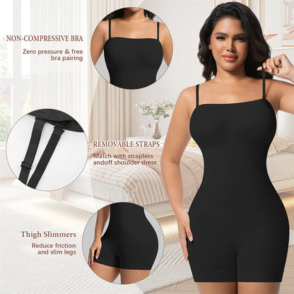 Women Strapless Shapewear Bodysuits Tummy Control Butt Lifter Body Shaper Waist Trainer Sculpting Underwear Shape wear
