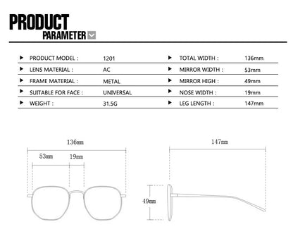 New European And American Circular Sunglasses For Women's Street Photography Metal Sunglasses Trendy Sun Glasses