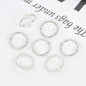 Plating 18k gold 6 8 10 mm  Mix Vintage  Bead Ring  Spacer Beads Cap DIY Bracelet Beads For jewelry Making Accessories Finding